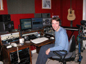 Martin in the studio
